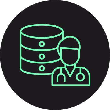 İş ve finans simgesinin vektör illüstrasyonu