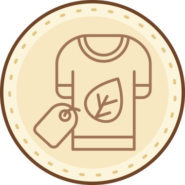 Elinde kahve poşeti olan bir adamın vektör çizimi.