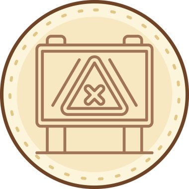 Dövme simgesinin vektör çizimi