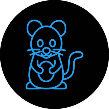 hayvan simgesi vektör illüstrasyonu