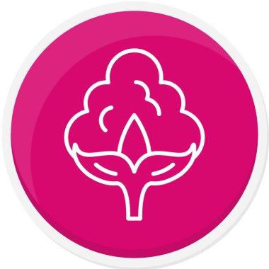 ağaç simgesi vektör illüstrasyonu