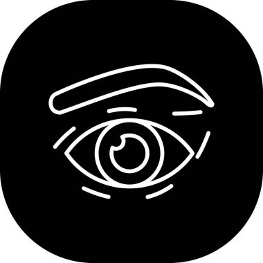 Göz simgesi vektör illüstrasyonu