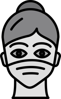 Avatar simgesi, vektör illüstrasyonu