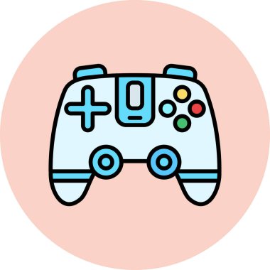 oyun konsolu vektör çizimi