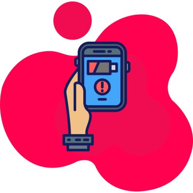 Cep telefonu. Basit resimleme