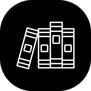 Kitap. Web simgesi basit illüstrasyon