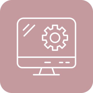 Simgeyi ayarlamanın vektör illüstrasyonu