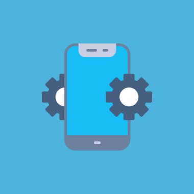 akıllı telefon onarım servisi vektör çizimi