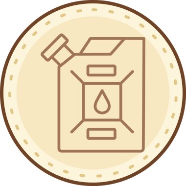 Yağ damlası. Web simgesi basit illüstrasyon