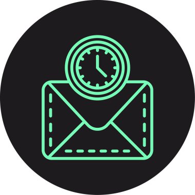 posta simgesi, vektör illüstrasyonu