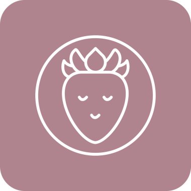 Bir kadın simgesinin vektör illüstrasyonu