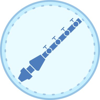 Pusula. Web simgesi basit illüstrasyon