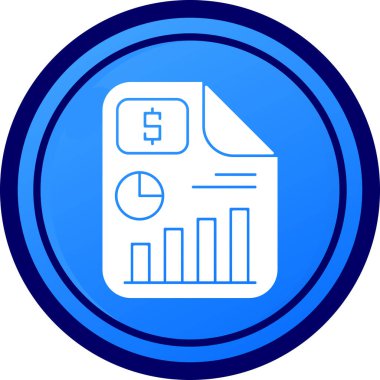 Moda tasarım tarzında dolar para simgesi yumuşak mavi vektör illüstrasyonunda izole