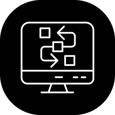 seo modern simgesinin vektör illüstrasyonu