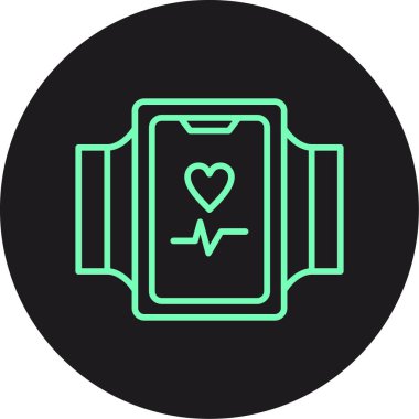 Modern simgenin vektör illüstrasyonu