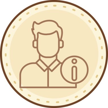 Bozuk parası olan bir adamın vektör çizimi