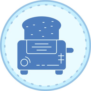 Ekmek. Web simgesi basit illüstrasyon