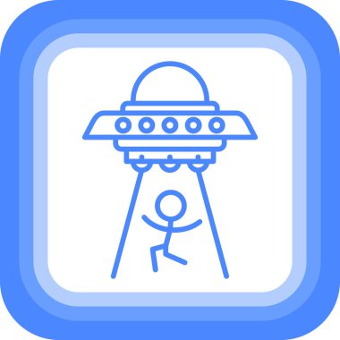 ufo. Web simgesi basit illüstrasyon