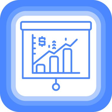 bar çizelgesi simgesi, vektör illüstrasyonu