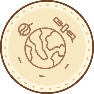 Yeryüzü ikonu vektör illüstrasyonuName