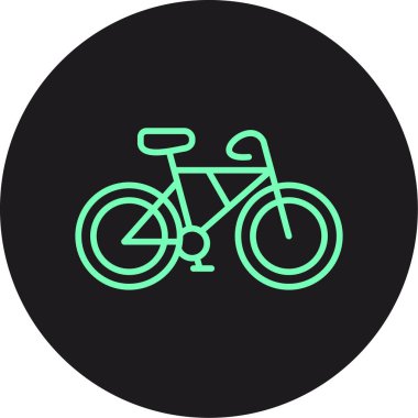 vektör bisiklet simgesi çizimi