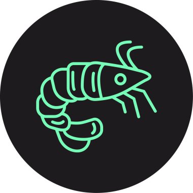 balık simgesi, vektör illüstrasyonu