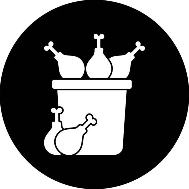 Gıda simgesinin vektör illüstrasyonu