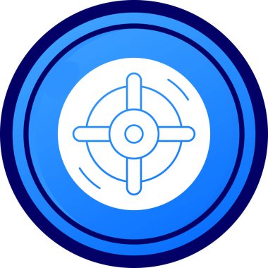 Hedef simgenin vektör illüstrasyonu