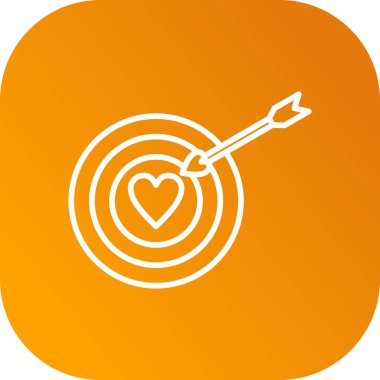 kalp vektörü simgesi çizimi