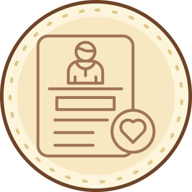 Doktor Simge vektör illüstrasyonu