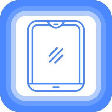 akıllı telefon simgesi vektör illüstrasyonu