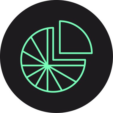 eşsiz limon çizgisi vektör simgesi