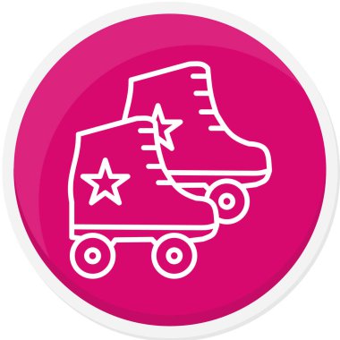 vector illustration of skate icon