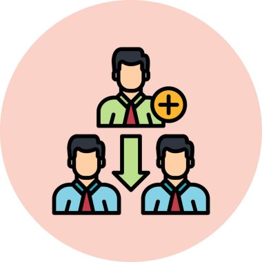 İnsan simgesinin vektör illüstrasyonu