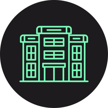 Benzersiz yapı vektörü simgesi