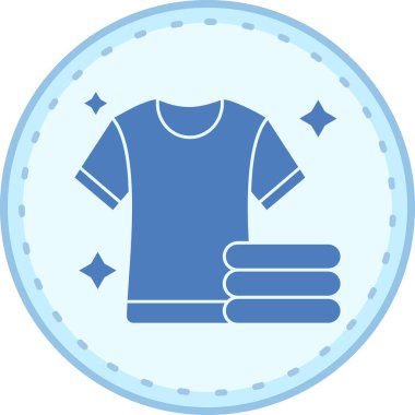 Kıyafetler. Web simgesi basit illüstrasyon