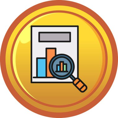 iş grafiği ikon vektör illüstrasyonu