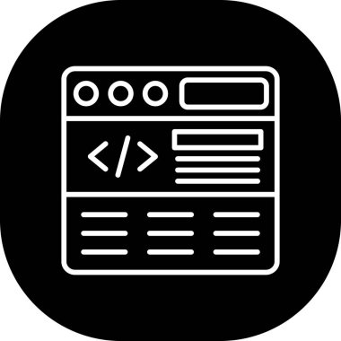 Web tarayıcı simgesi, vektör tasarımı