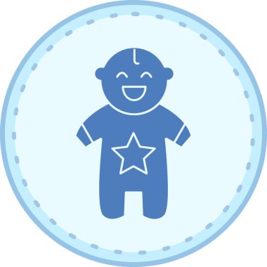 Bebeğim. Web simgesi basit tasarım