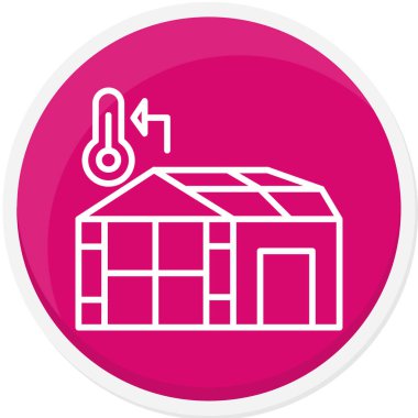 termometre simgesi olan ev