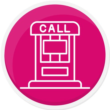 Çağrı merkezi simgesinin vektör illüstrasyonu