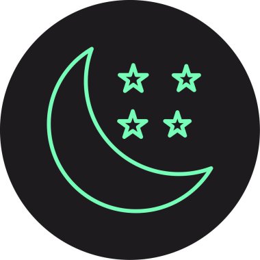 vektör yıldızlar düz simge