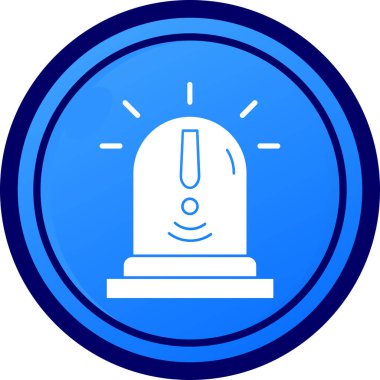 Alarm simgesi vektör illüstrasyonu