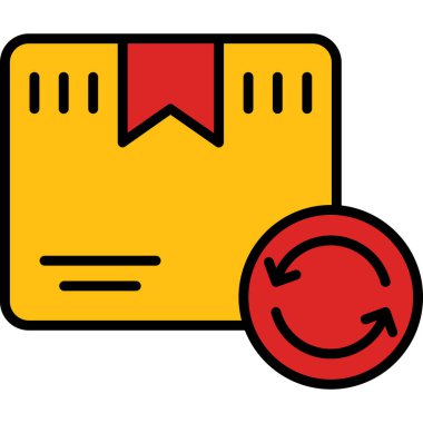 Alışveriş sepeti ikonu vektör illüstrasyonu