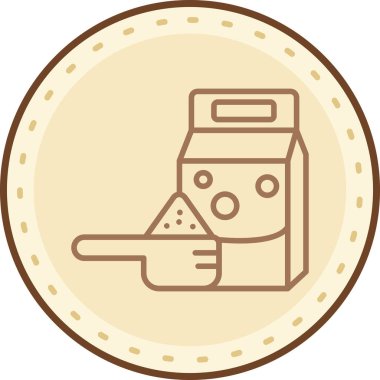 Modern b eksikliği makinesinin vektör illüstrasyonu