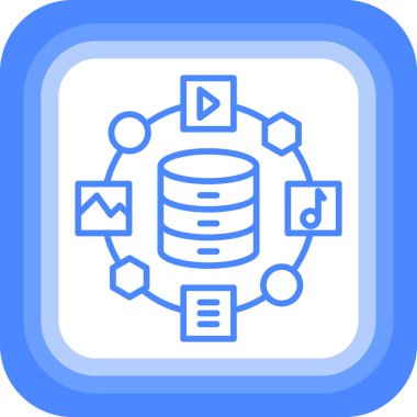 bilgisayardaki veri sunucusu ağ simgesi - donanım kategorisi
