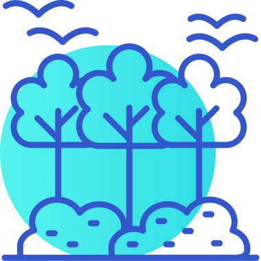 Dolu iklim değişikliği simgesi - özet biçimi