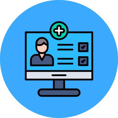 bilgisayar simgesi vektör illüstrasyonu