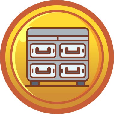 Güvenli ikon. Web için güvenli vektör simgelerinin vektör çizimi