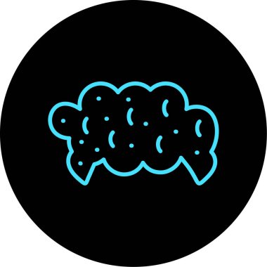 Bir b simgesinin vektör illüstrasyonu